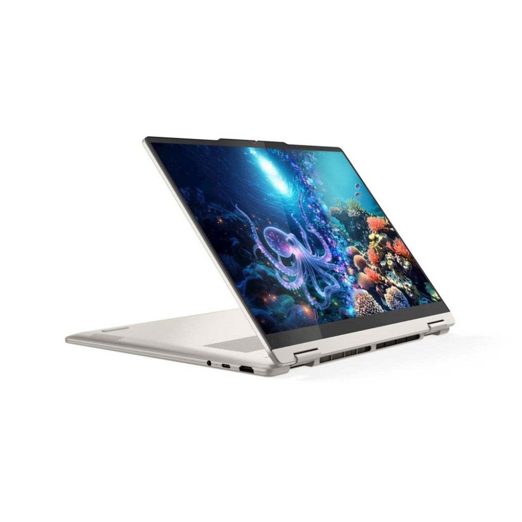 Prenosnik Lenovo 35,5 cm (14,0") Yoga 7 2-in-1 2880x1800 OLED na dotik 500nit 120Hz Ryzen AI 7 350/32GB/1TB/BL/AI Chip: 50 TOPs/ALU/AMD Radeon 860M/Win11Home (83JR00BFSC)