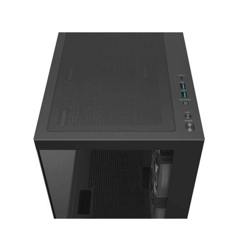 Ohišje Deepcool CG380 3F MidiATX - črna RGB
