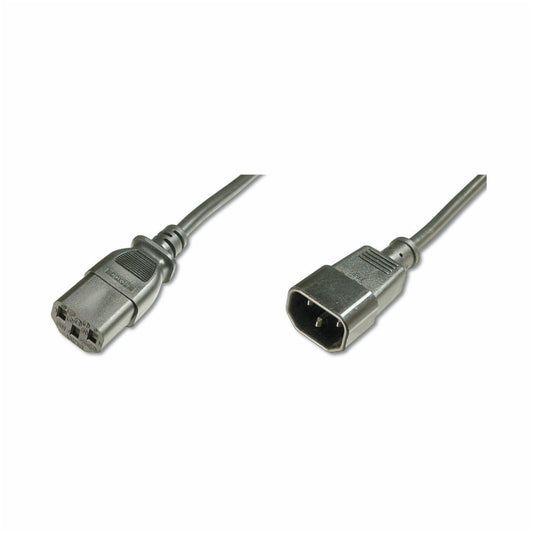 KABEL NAPAJALNI 220V podaljšek C13 - C14 1,80m Digitus  (AK-440201-018-S)