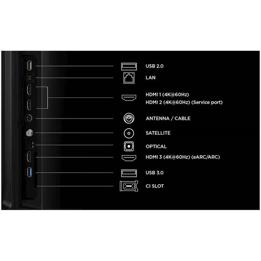 TV sprejemnik TCL 43,0" 109,2 cm 43P7L 3840x2160 QLED Google TV 3xHDMI 2xUSB BT WiFi  Dolby Vision