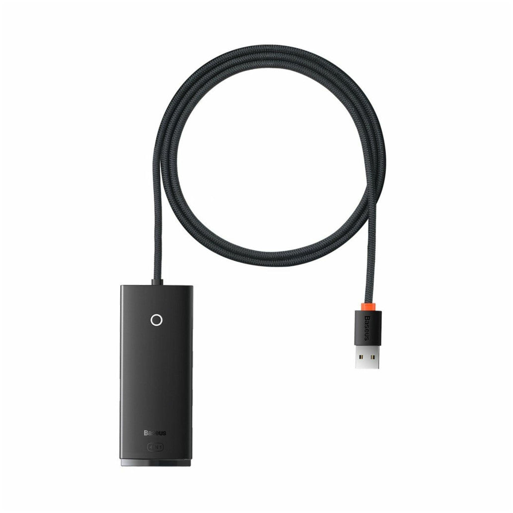 HUB USB-C =>  4xUSB3.0 1,00m Baseus črn (WKQX030101)