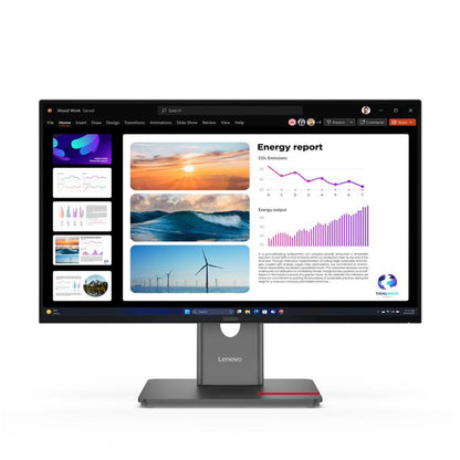 Monitor Lenovo 60,5 cm (23,8") P24Q-40 2560x1440 120Hz IPS 4ms HDMI DisplayPort USB-C DP-Out 3xUSB3.2  sRGB99% ThinkVision