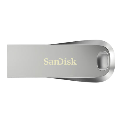 Spominski ključek 32GB USB 3.1 Sandisk Ultra Luxe 150MB/s - kovinski/brez pokrovčka/srebrn (SDCZ74-032G-G46)