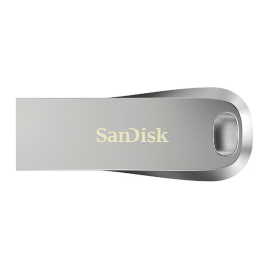 Spominski ključek 32GB USB 3.1 Sandisk Ultra Luxe 150MB/s - kovinski/brez pokrovčka/srebrn (SDCZ74-032G-G46)