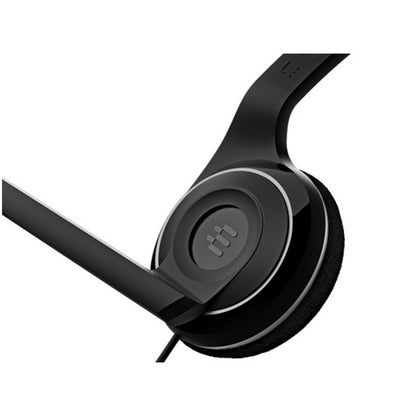 Slušalke žične EPOS naglavne z mikrofonom USB PC 7 črna mono (1000431)