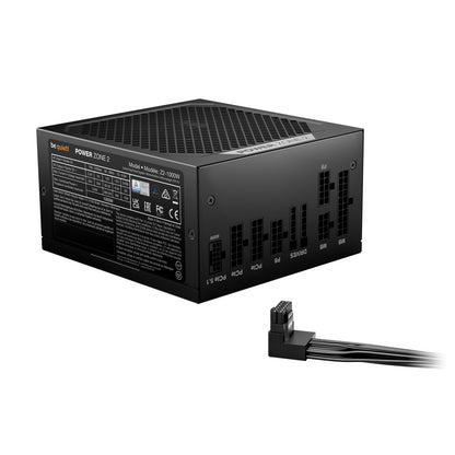 Napajalnik - 1000W be quiet! Power Zone 2 1000 80Plus Platinum 94% ATX 3.1 (Gen5) Modular 140mm črna (BP008EU)