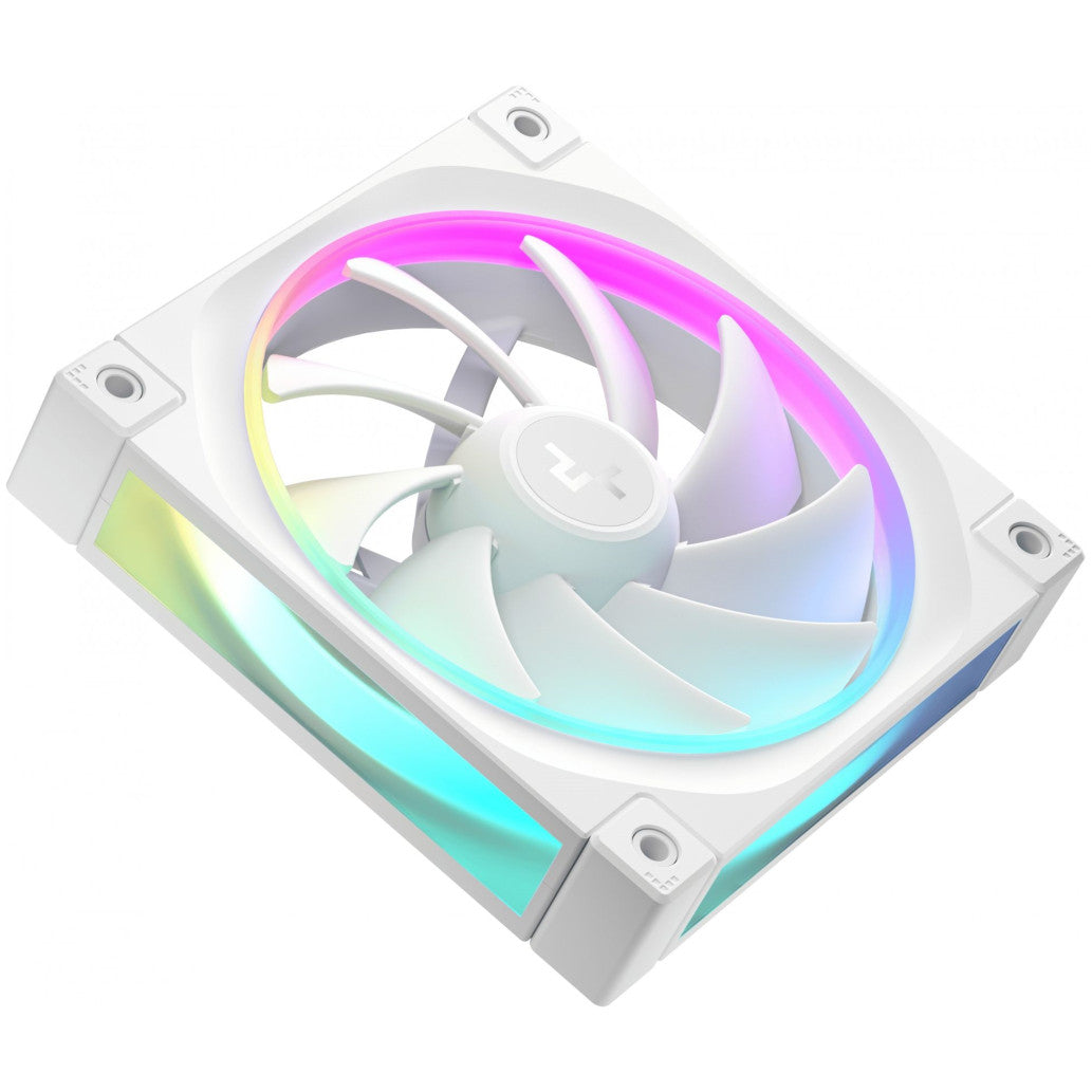 Ventilator Deepcool FL12 120mm bela RGB