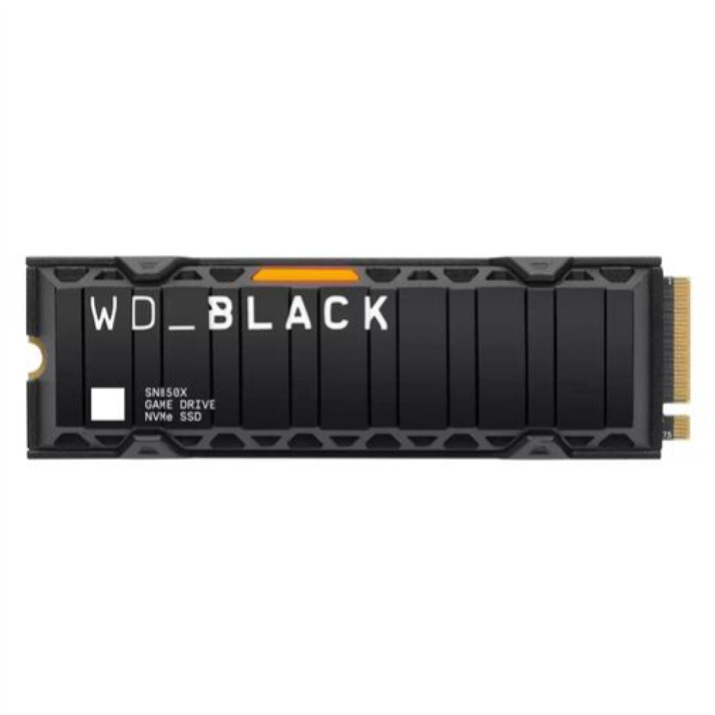 Disk SSD M.2 NVMe PCIe 4.0 1TB WD BLACK SN850X 2280 7300/6300MB/s s hladilnikom (WDS100T2XHE)