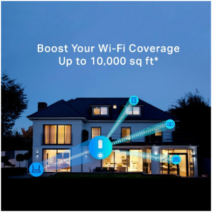 Razširitev brezžičnega omrežja TP-Link WiFi5 802.11ac AC1750 1300Mbit/s 1xRJ45 3x antena (RE450)