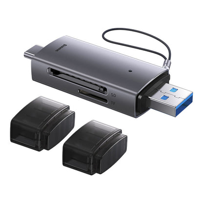 Zunanji čitalec kartic BASEUS Lite USB3.0/USB-C za SD TF (WKQX060113)