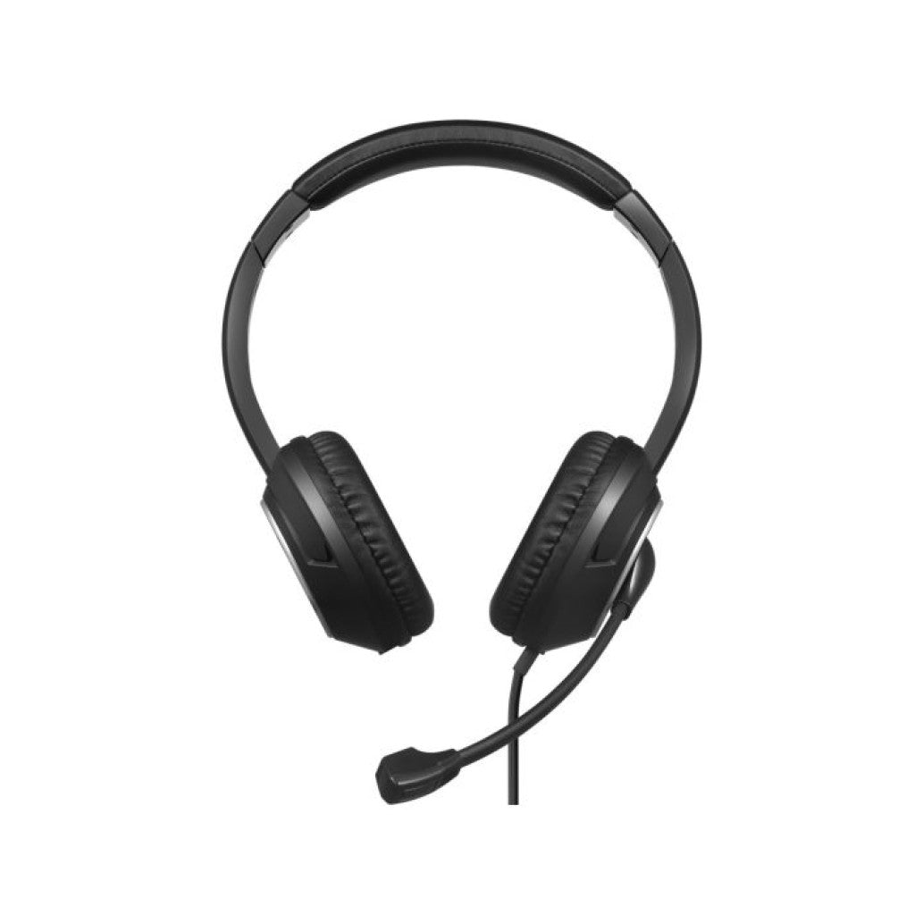Slušalke žične Sandberg naglavne z mikrofonom USB-C Chat Headset črna kontrolnik na kablu (126-47)