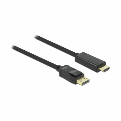 Kabel DisplayPort(m)=>HDMI(m) 5,00m 1920x1200/60Hz črn Delock (82586)