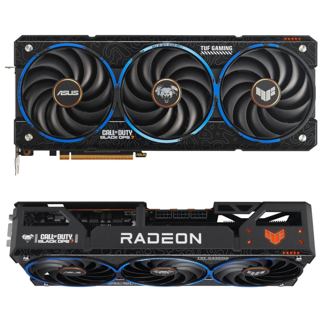 Grafična kartica AMD RX9070 XT Asus TUF COD BO7 Special Edition - 16GB GDDR6  | 1xHDMI 2.1 3xDisplayport 2.1 (90YV0L76-M0NM00)