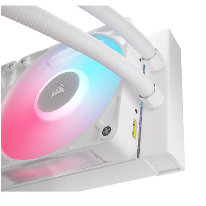 Vodno hlajenje Corsair iCUE LINK Titan 360 RX LCD - 360mm RGB bela (CW-9061026-WW)
