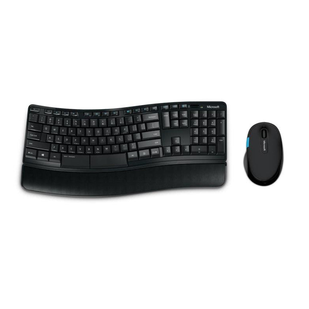 Tipkovnica in miš Microsoft brezžična desktop Sculpt Comfort Desktop ENG priložen naslon za zapestja SLO gravura (L3V-00021)