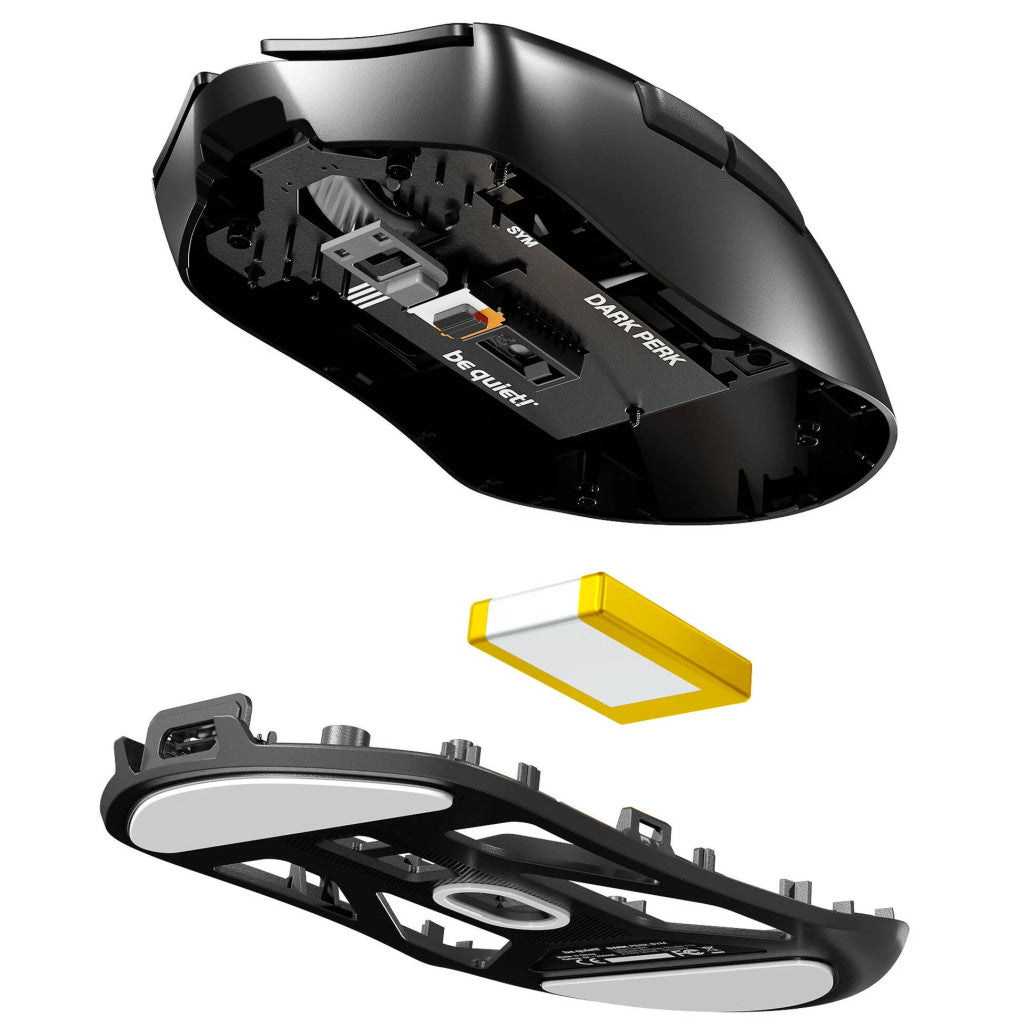 Miš be quiet! brezžična Dark Perk Sym optična gaming 55 32000DPI črna (BM008)