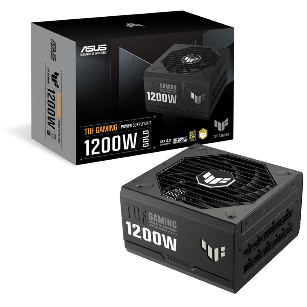 Napajalnik - 1200W Asus TUF Gaming 80Plus Gold 92% ATX 3.1 (Gen5) Modular 140mm črna (90YE00S0-B0NA00)