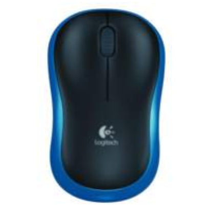 Miš Logitech brezžična M185 za notesnike modra nano (910-002236)