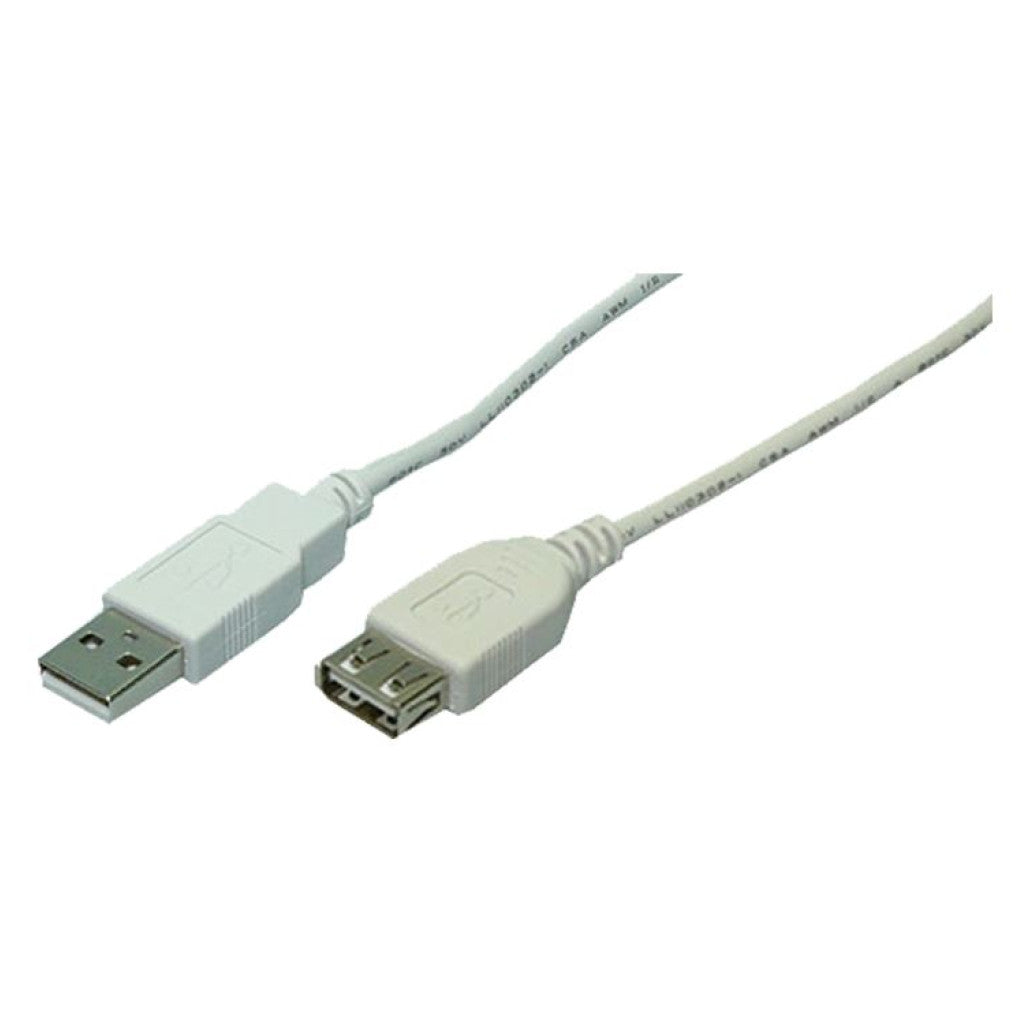Kabel USB-A(m) => USB-A(ž) 1,80m - podaljšek LogiLink (CU0010)