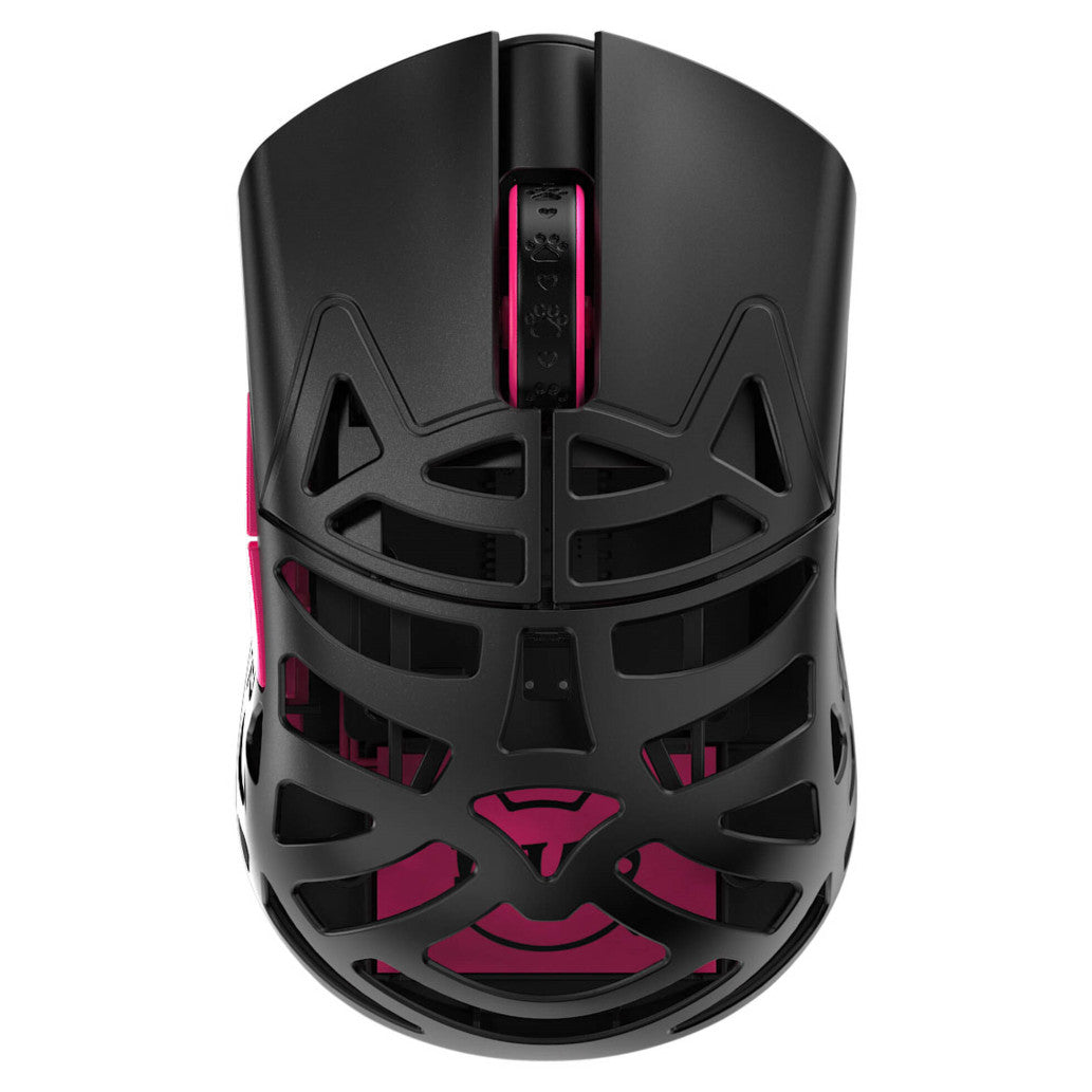 Gaming miška brezžična WLMOUSE Beast Miao , črna-roza (GAMO-1360)
