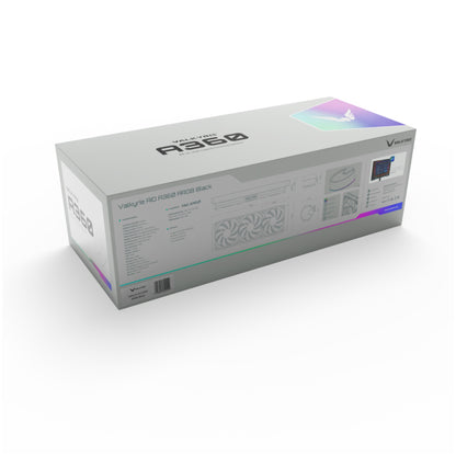 Vodno hlajenje Valkyrie A360 - 360mm ARGB bela (VK-AIOA360W)