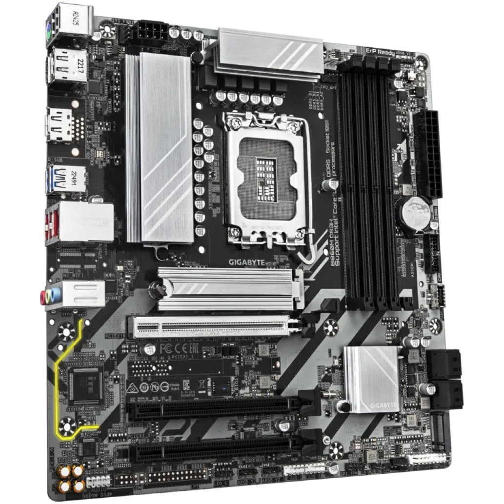 Osnovna plošča LGA1851 GigaByte B860M DS3H (Rev. 1.0) mATX HDMI 2xDisplayPort