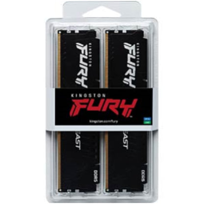 DDR5 16GB 5600MHz CL40 KIT (2x 8GB) Kingston Fury Beast XMP3.0 1,25V črna (KF556C40BBK2-16)