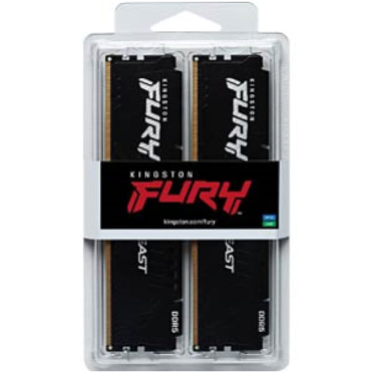 DDR5 16GB 5600MHz CL40 KIT (2x 8GB) Kingston Fury Beast XMP3.0 1,25V črna (KF556C40BBK2-16)