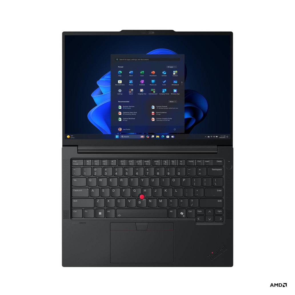 Prenosnik Lenovo 35,5 cm (14,0") ThinkPad E14 G7 1920x1200 IPS 300nit Ryzen 7 250/16GB/512GB/BL/FP/ALU/AMD Radeon 780M/Win11Pro (21T00024SC)
