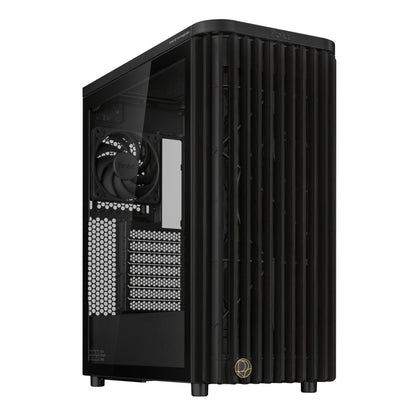 Ohišje Asus ProArt PA401 Wood Edition ATX - črna