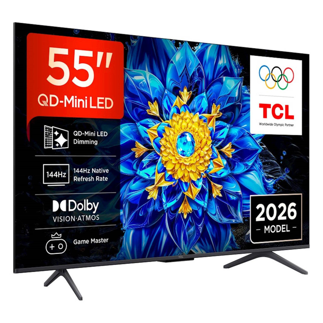 TV sprejemnik TCL 55,0" 139,7 cm 55P8L 3840x2160 QD MINI LED Google TV 4xHDMI WiFi LAN RJ45 BT