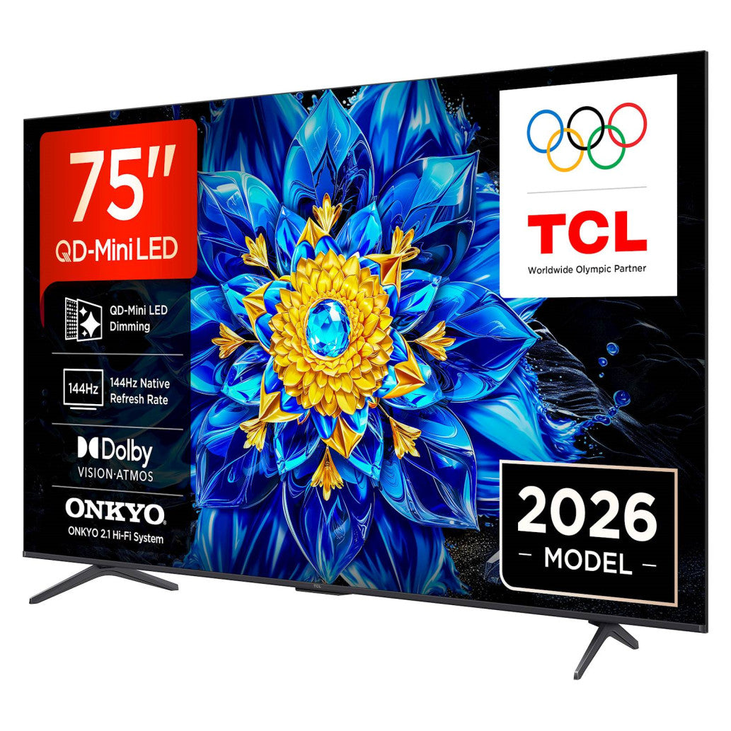 TV sprejemnik TCL 75,0" 190,5 cm 75P8L 3840x2160 QD Mini LED Google TV 4xHDMI USB BT WiFi  HDR10+