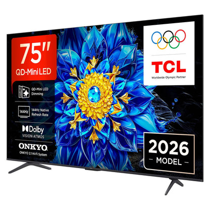 TV sprejemnik TCL 75,0" 190,5 cm 75P8L 3840x2160 QD Mini LED Google TV 4xHDMI USB BT WiFi  HDR10+