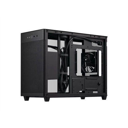 Ohišje Asus Prime AP201 (steklena stranica) miniATX - črna