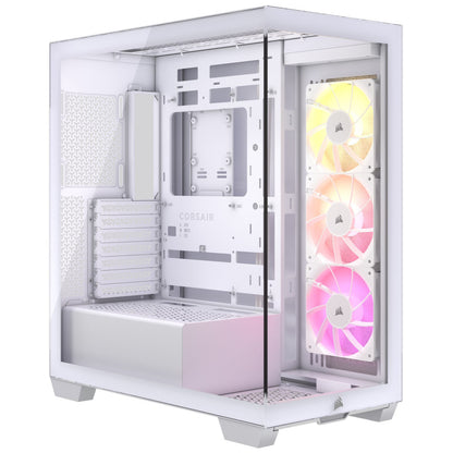 Ohišje Corsair 3500X MidiATX - bela ARGB