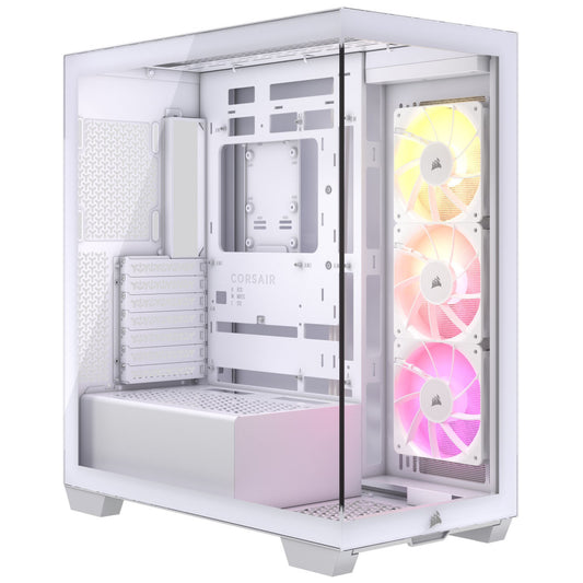 Ohišje Corsair 3500X MidiATX - bela ARGB