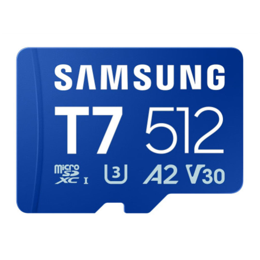 Spominska kartica microSDXC 512GB Samsung T7 170MB/s/U3 V30 UHS-I A2 (MB-MB512T/WW)