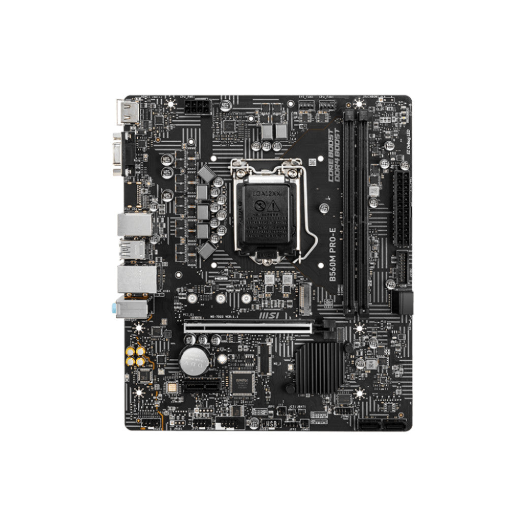 Osnovna plošča 1200 MSI B560M PRO-E microATX 1xVGA 1xHDMI 2.0b