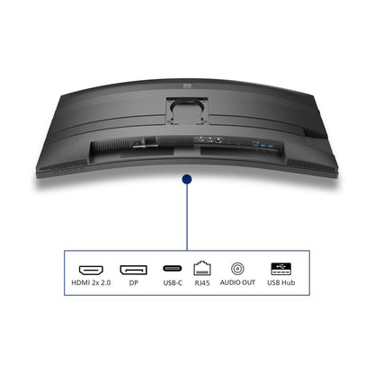 Monitor Philips 86,4 cm (34,0") 34B2U5600C 3440x1440 Curved 120Hz IPS 5ms 2xHDMI DisplayPort USB-C 96W 4xUSB3.2 USB-C-Out HAS Zvočniki 2x5W  3H sRGB120% SeparateSync RJ45 KVM 5000-Series KVM