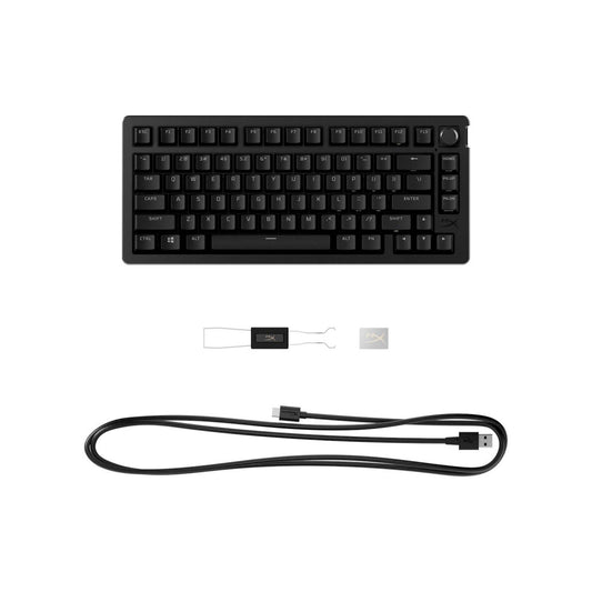 Gaming Tipkovnica USB-A HP HyperX Alloy Rise 75 | SLO gravura črna RGB (7G7A4AA#ABA)