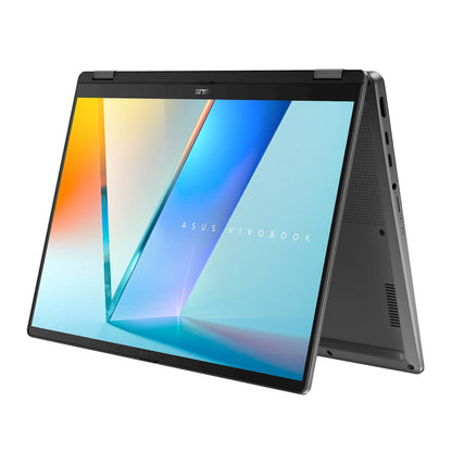 Prenosnik Asus 35,5 cm (14,0") Vivobook 14 Flip 1920x1200 OLED na dotik 300nit Ultra 7-258V/32GB/SSD1TB/BL/AI Chip: 47 TOPs/ALU-ABS/Intel Arc 140V/Win11Home (90NB14Y1-M00JC0)
