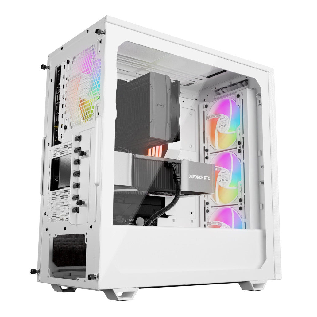 Ohišje be quiet! Pure Base 501 LX MidiATX - bela RGB