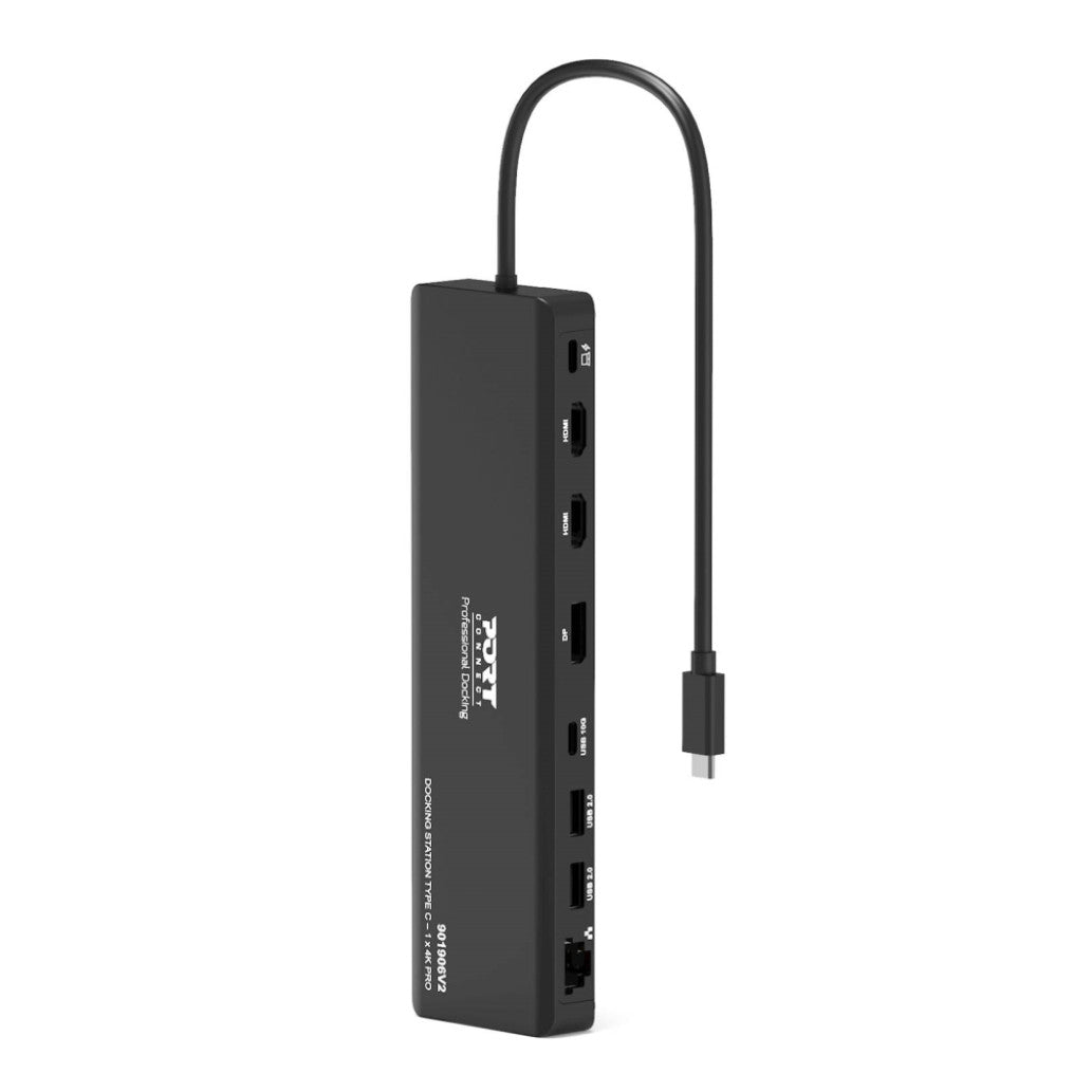 Priklopna postaja USB-C => Port 1xDisplayPort 2x HDMI 2xUSB 4xUSB-C 100W 1xRJ45 (901906V2)