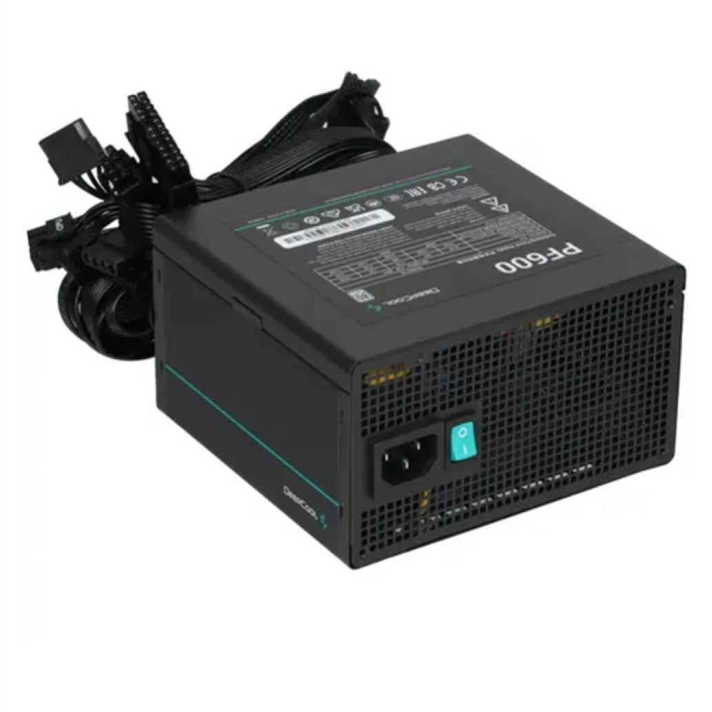 Napajalnik - 600W Deepcool PF 600 80Plus 85% ATX12V 2.4 120mm črna (R-PF600D-HA0B-EU)