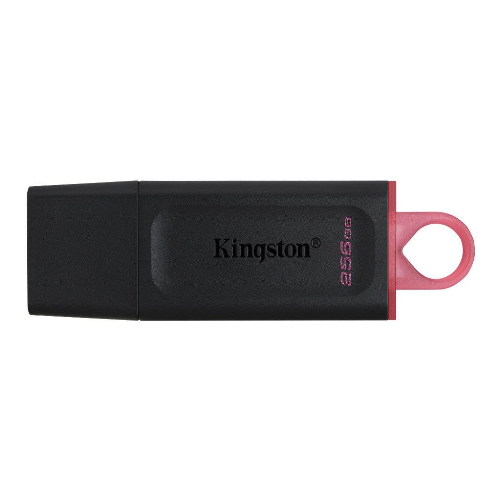 Spominski ključek 256GB USB 3.2 Kingston DataTraveler Exodia 100MB/s plastičen s pokrovčkom črno-roza (DTX/256GB)