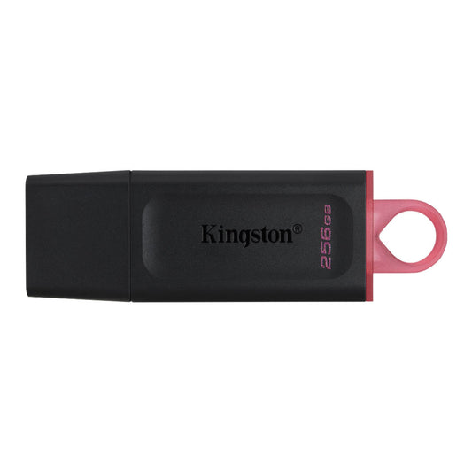 Spominski ključek 256GB USB 3.2 Kingston DataTraveler Exodia 100MB/s plastičen s pokrovčkom črno-roza (DTX/256GB)