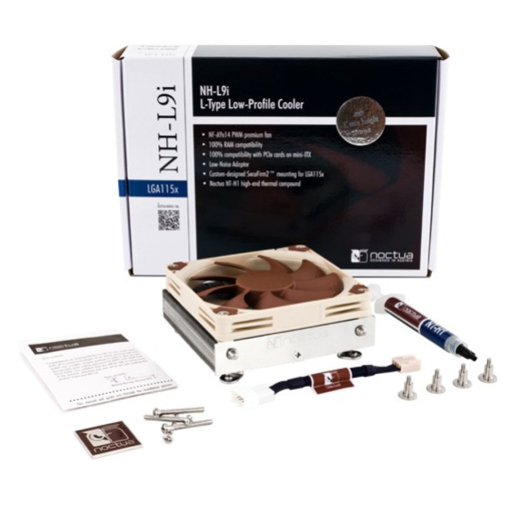 Zračni hladilnik Noctua NH-L9i - 23,6 dB 37mm rjava (NH-L9I)