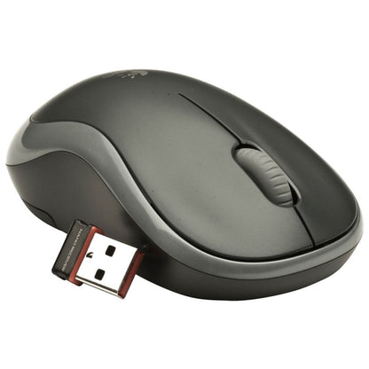 Miš Logitech brezžična M185 za notesnike siva nano (910-002235)