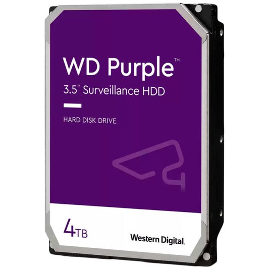 Trdi disk 3,5" 4TB SATA WD Purple 5400rpm 256MB primeren za snemalnike 24/7 (WD43PURZ)