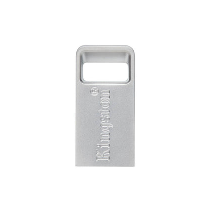 Spominski ključek 256GB USB 3.2 Kingston DT Micro 200MB/s - kovinski/micro/srebrn (DTMC3G2/256GB)
